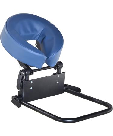 Master Massage Home Mattress Top Massage Kit with Adjustable Headrest & Face Cushion - Family Use Equipment in Black and Blue Royal Blue - Buy Online on GoSupps.com
