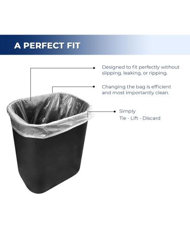 Spartano Clear Garbage Bags 35 x 47 Inch (200 Count) Strong Kitchen Garbage Bag for Waste Bin Multipurpose Trash Bags for Home & Office 35 x 47 (Pack of 200) Strong - Buy Online on GoSupps.com