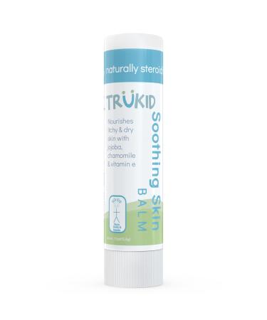 TruKid Soothing Skin Therapy Balm - Relieves Itchiness & Irritation Perfect for On-the-Go Natural & Non-Toxic Ingredients Steroid-Free Fits Anywhere Pediatrician-Tested Planet Friendly 0.55oz Unscented