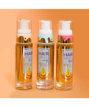Vollar Cosmetics - Coconut Oil Hair Serum (1 x 30 ml) - Hair Care Serum for Fine and Delicate Curly Hair - Smoothes and Moisturizes - Hair Care Serum for Curly Hair - Buy Online on GoSupps.com