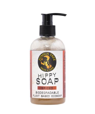 JOSHUA TREE Skin Care 8 oz. Organic Hippy Soap - Biodegradable Plant Based Eco Soap (Spiced)