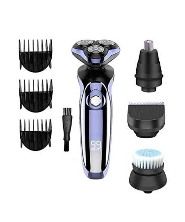 GeRRiT Electric Shavers for Men Mens Electric Razor Dry Wet Waterproof Man Rotary Facial Shaver Face Shaver Cordless Travel USB Rechargeable with Beard Trimmer for Husband Shaving