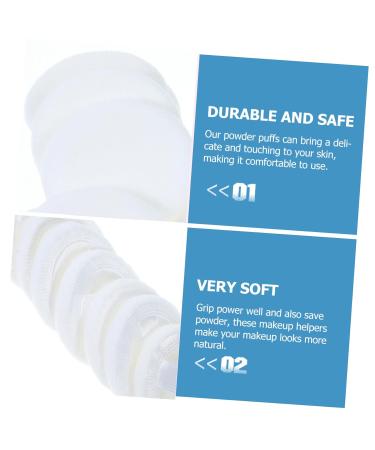 Uonlytech 8pcs Makeup Sponges - Round Cushion Foundation Puff for Face Blush & Loose Powder - Premium Cotton Beauty Puff - Pink - Perfect for All Skin Types - Buy Online on GoSupps.com