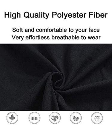 LIEIKIC Women's Elegant Washable Face Mask | Comfortable Cotton Dustproof Mouth & Nose Protection Scarf - Buy Online on GoSupps.com