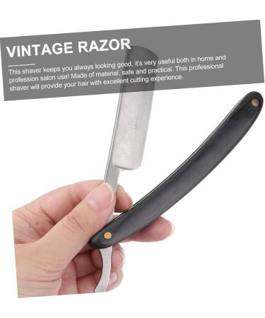 Angoily Hairdressing Razor for Men - Rustproof Steel & Wooden Handle | Premium Shaving Tool for International Shipping - Buy Online on GoSupps.com