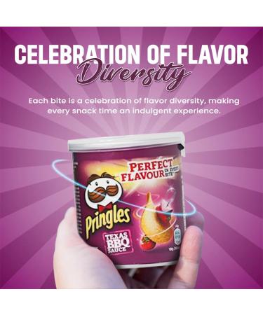 Pringles Pop & Go Travel Box 12 x 40gm - 4 Flavors Original, Sour Cream & Onion, Salt & Vinegar, Texas BBQ - Sold By VR Angel - Buy Online on GoSupps.com