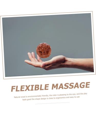Beavorty Massage Balls - Wooden Relaxation & Fitness Balls for Hand Therapy Meditation & Finger Exercise - Baoding Chinese Medicine Balls - Buy Online on GoSupps.com