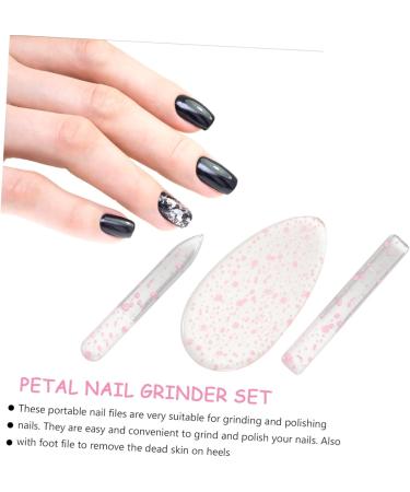 2 Sets Foot Set Glass Nail File Pedicure Manicure File Finger Nail File Board Tool Women Nail File Nail Files for Natural Nails Hoe Remover Grinding Adjustment - Buy Online on GoSupps.com