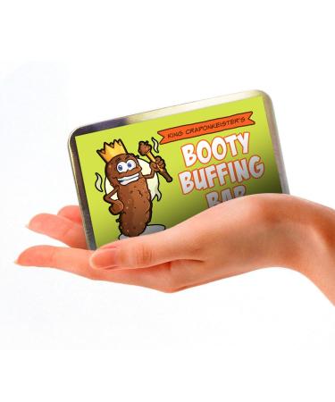 Booty Buffing Bar Soap - Premium Unisex Coffee Soap Gag Gifts for Adults Teens & Kids | Perfect for Easter Baskets & White Elephant Ideas - Buy Online on GoSupps.com