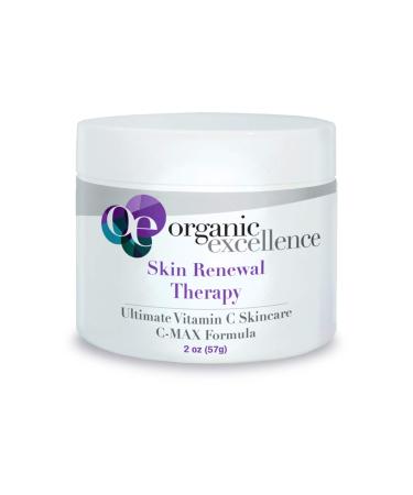 Organic Excellence Skin Renewal Therapy With Vitamin C to Stimulate Collagen Production and Increase Skin Cell Renewal Face & Neck Moisturizing Cream For Dry or Mature Skin