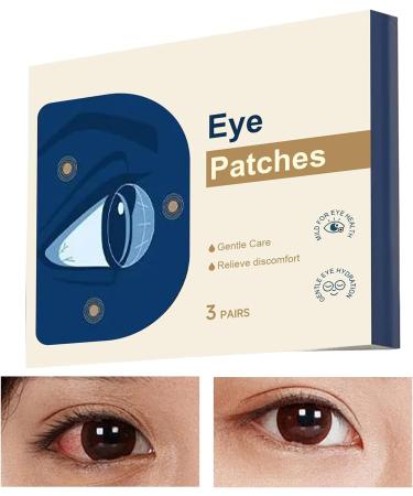 Eye Patches 3 Pairs of Cooling Pads Care Gel Eye Masks Ideal Gift Women Travel Home Christmas Night Sleep Skin Care - Buy Online on GoSupps.com