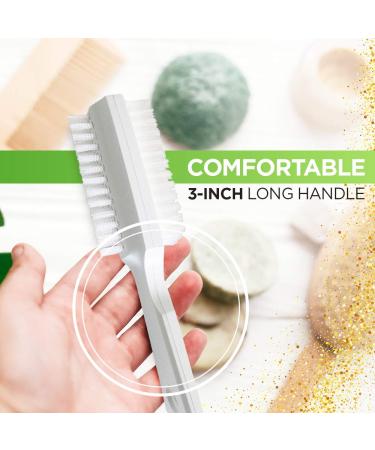 Fuller Brush Hand 'N Nail Brush - Break & Odor Resistant Cleaner for Fingernails, Toenails, Cuticles - Everyday Grooming Tool - 1 Pack White - Buy Online on GoSupps.com