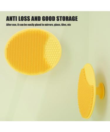 3 Pieces Silicone Facial Cleansing Brush Silicone Facial Cleansing Brushes Soft Face Cleaning Brush Pore Cleansing Brush for Skin Any Type (Pink+Green+Yellow) - Buy Online on GoSupps.com