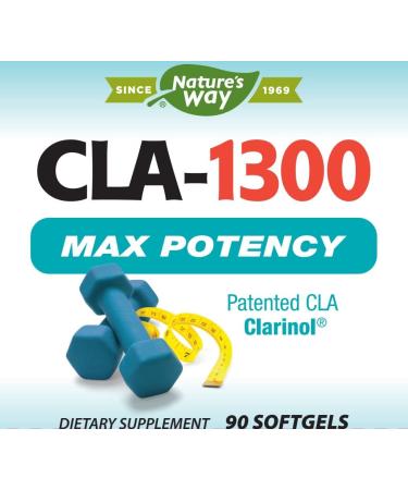 Nature's Way CLA 1300mg - 90 Softgels for Weight Management & Energy Boost - Buy Online on GoSupps.com