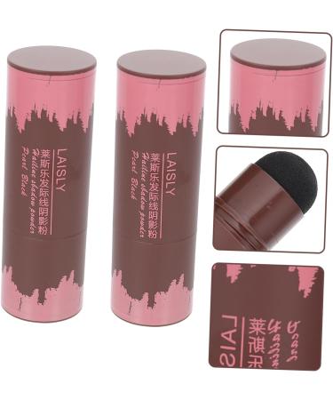 COOPHYA 2pcs Hairline Powder Stick Receding Hairline Powder Hair Shadow - Hairline Makeup Waterproof Hair Shadow Convenient Hair Shadow Convenient Hairline Shadow Eyebrow Pencil Household 1 count (Pack of 1) Assorted Color A - Buy Online on GoSupps.com