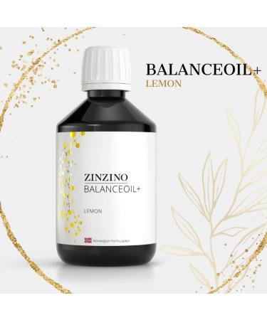 Zinzino BalanceOil+ 300ml - Omega-3 Fish Oil with Vitamin D3 & Olive Oil Lemon Flavor - International Shipping Available - Buy Online on GoSupps.com