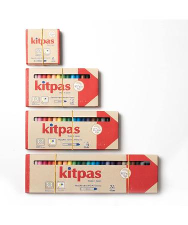 Kitpas Rice Bran Wax Art Crayons - 6 Colors | Kids 3+ | Window Art, Erasable, Water-Soluble | English Edition - Buy Online on GoSupps.com