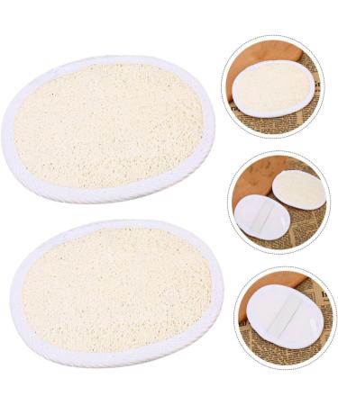 10 Pcs Natural Loofah Bath Towels & Exfoliator Pads | Eco-Friendly Shower Scrubber Sponges for Body Care - Buy Online on GoSupps.com