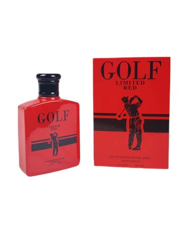 Set of 4 Golf Series Colognes - Black Blue Red & Club Fragrance for Men by Secret Plus 100 ml / Eau De Parfum Natural Spary Vaporizateur - Buy Online on GoSupps.com