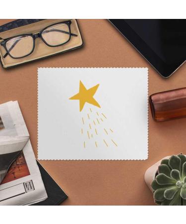 Buy 2 x 'Falling Stars' Microfiber Lens/Eyeglass Cleaning Cloths - Premium Quality Soft and Durable Ideal for Glasses & Screens - International Shipping Available - Buy Online on GoSupps.com
