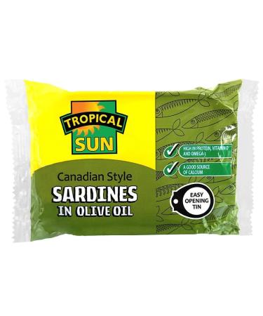 MASTropical Sun Canadian Style Sardines with Hot Peppers 106g Box of 12-Fd