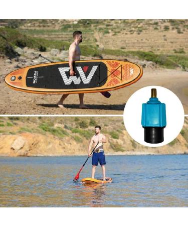 PeSandy Inflatable SUP Pump Adapter | Multifunction Valve with 4 Nozzles for Paddle Boards, Boats, Beds | Blue - Buy Online on GoSupps.com