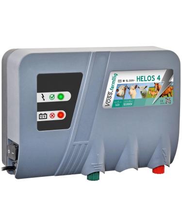 Voss.farming 12V 230V Solar pasture tager t Helos 4 battery device power supply perfect heater safety for horses cattle sheep goats electric fence pasture fence - Buy Online on GoSupps.com