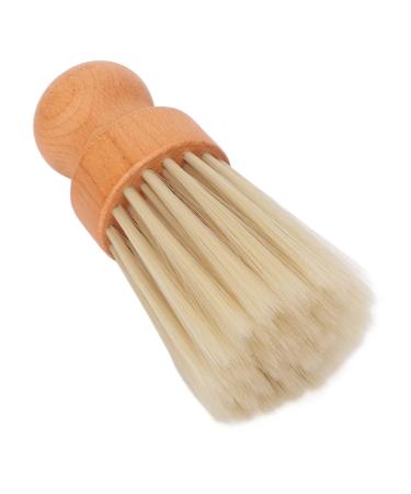 Razor Brush for Home Salon - Soft Bristle Beech Wood Shaving & Hairdressing Brush | Barber-Grade Men's Grooming Tool - Buy Online on GoSupps.com