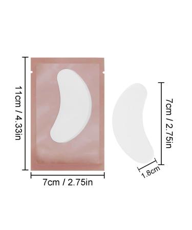 AHIER 100 Pairs Under Eye Pads - Lint Free Gel Patches for Lash Extensions & DIY Makeup | Eye Mask Beauty Tool - Buy Online on GoSupps.com