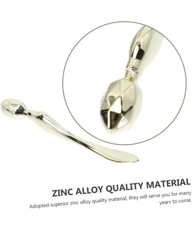 WOONEKY 2pcs Eye Cream Stick Eye Creams Face Massage Spoon Makeup Applicator Face Massage Applicator Female Eye Massage Tool Women Beauty Supply Salon Supply Zinc Alloy Metal 8x1cm Golden - Buy Online on GoSupps.com