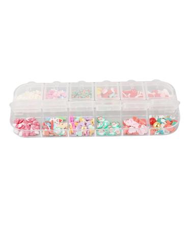 Nail Art Jewelry 12 Compartments Multi-Size 3D Nail Decorations 3 Nail Boxes - Buy Online on GoSupps.com