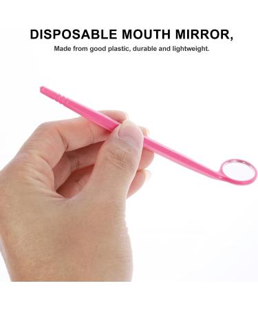 Supvox 40pcs Dental Disposable Mirrors - Plastic Mouth Mirrors for Effective Oral Tooth Examination - International Shipping Available - Buy Online on GoSupps.com