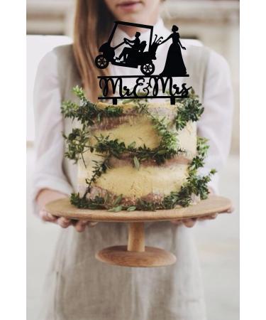 Mr and Mrs Wedding Cake Topper - Funny Golf Theme Wedding/Anniversary/Bridal Shower Cake Topper Funny Wedding Cake Topper (Golf Cart) - Buy Online on GoSupps.com