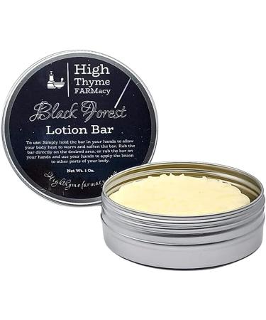 Black Forest Lotion Bar | Moisturizing Waterless Beeswax Formula | Eco-Friendly Travel Lotion for Dry Skin - Black Forest Scented Massage Bar - Buy Online on GoSupps.com
