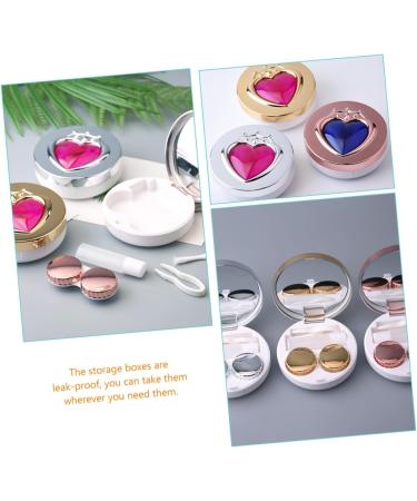 PartyKindom 6 Pcs Contact Lens Case with Mirror & Foil Disassembler - Perfect for Travel - Buy Online on GoSupps.com