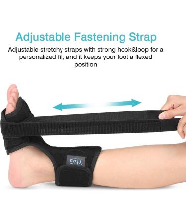 Yosoo Health Gear Night Splint for Plantar Fasciitis - Orthopedic Support Brace with Massage Roller Ball for Pain Relief & Rehabilitation - Buy Online on GoSupps.com