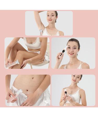 TQUXNGA Multiuntional Women Shaver and Trimmer Set Hair Removal Device Facial Removers ABS Texture for Eyebrows and Nose Hair Use - Buy Online on GoSupps.com