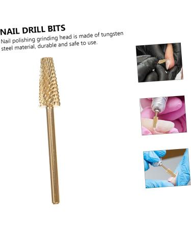 Nail Polisher Nail File Head Manicure Grinding Head Nail Glazing Drill Metal Drill Bit Portable Nail Manicure Polishing Tools Nail Art Nail Drill Tungsten Steel Clean - Buy Online on GoSupps.com