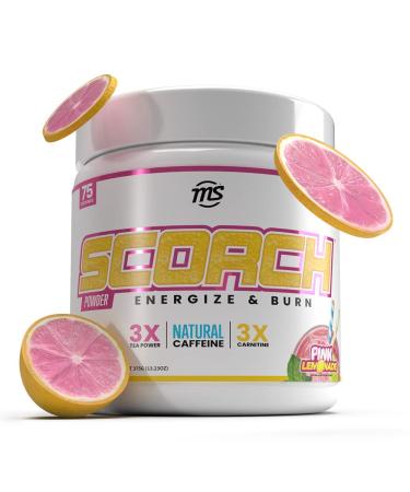 MAN Sports Scorch - Fat Burning Powder for Men and Women - Hunger Suppressant - Weight Loss Supplement - 375 Grams 75 Servings - Pink Lemonade