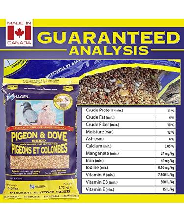 Hagen Pigeon & Dove Seed - Complete Nutritional Bird Food for Healthy Birds - Buy Online on GoSupps.com