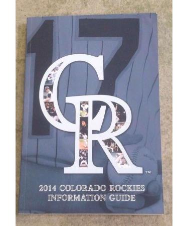 Colorado Rockies MLB Baseball Media Guide 2014 - NM/MT Shape - Official Collectible - Buy Online on GoSupps.com