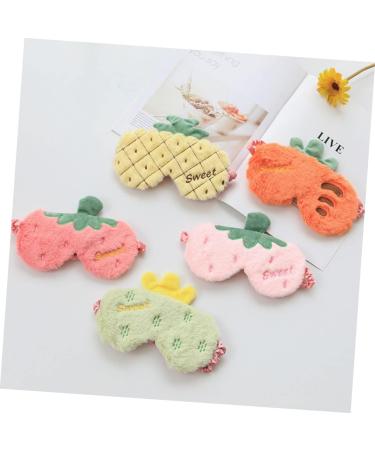 Beavorty Rabbit Carrot Eye Mask - Cute Plush Sleep Blindfold for Students & Travel - Perfect Goodies Bag Stuffer | 1 Count Orange - Buy Online on GoSupps.com