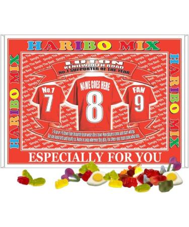 Luton Football Shirt Personalised Gift Boxed Sweets Variety - Buy Online on GoSupps.com