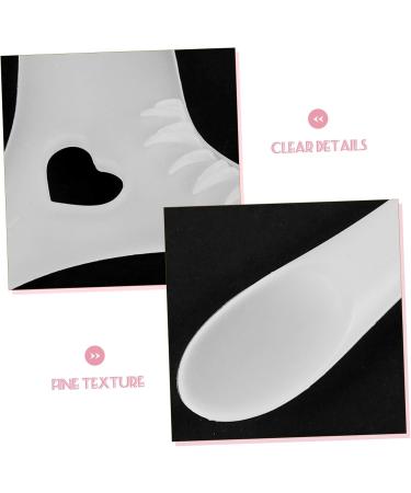 Didiseaon Eyeliner Stamp Eyeliner Pencil Stamps Silicone Molds Eyelash Stencils Reusable Eye Shadow The Face 12.00X6.00X0.50CM As Shown - Buy Online on GoSupps.com