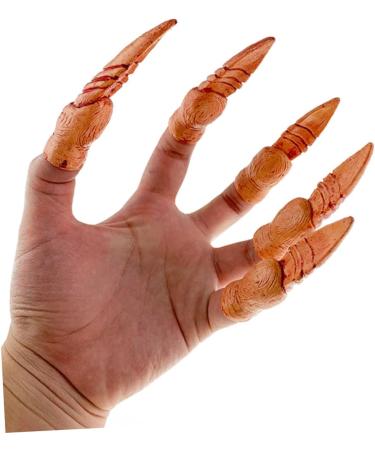TOYANDONA Finger Cots 2 Sets Decor Fake Nails Fake Finger Nails Spooky Nails False Nails Fake Party Nails Halloween Nails Ghost Prom Halloween Zombie - Buy Online on GoSupps.com