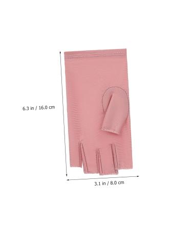 PLAFOPE 2 Pairs UV Gloves Fingerless Gloves UV Nail Gloves Gel Nail Gloves Nail Nail Art Accessory UV Rays Gloves Manicure Gloves Anti UV Nail Art Supplies Nail Gloves - Buy Online on GoSupps.com