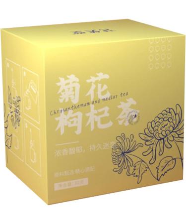 DEWIN Tea 10 Count Tea Chrysanthemum Flower Leaves Wolfberry Hot Cold Brew Triangle Bag for Home Office - Buy Online on GoSupps.com