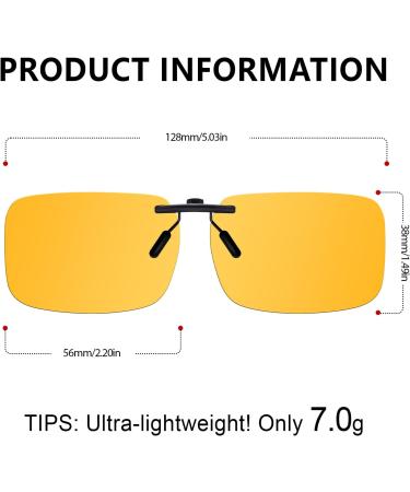 Xfeel Clip On Blue Light Blocking Glasses | Fit Over Prescription Glasses for Men & Women | Ideal for Computer TV and Gaming - Buy Online on GoSupps.com