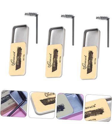 Healeved 3 Sets Soap Setting Gel Brow Wax Gel Makeup Balm Cream Gel Brow Eyebrowhack - Buy Online on GoSupps.com