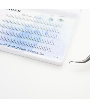 DAODER 6mm Bottom Lashes Extension Kit with Glue & Applicator - 200pcs (Fairy Bottom Lashes) - Buy Online on GoSupps.com